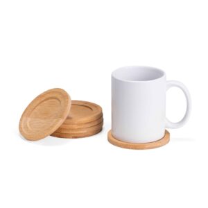 86180 Kit- Porta-Copos Bambu 6 Peças