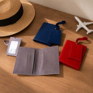 BC2421- Kit Siena: Porta Passaporte e Tag de Mala