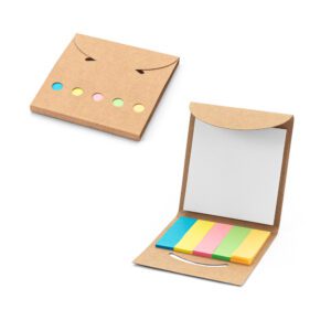 20329-Conjunto para escritório, em papel 100% reciclado, com 6 blocos adesivados