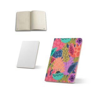 20332-Caderno A6 com capa rígida, ideal para personalização em sublimação