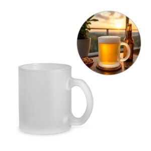 71879-Caneca em vidro com efeito fosco (530 mL)