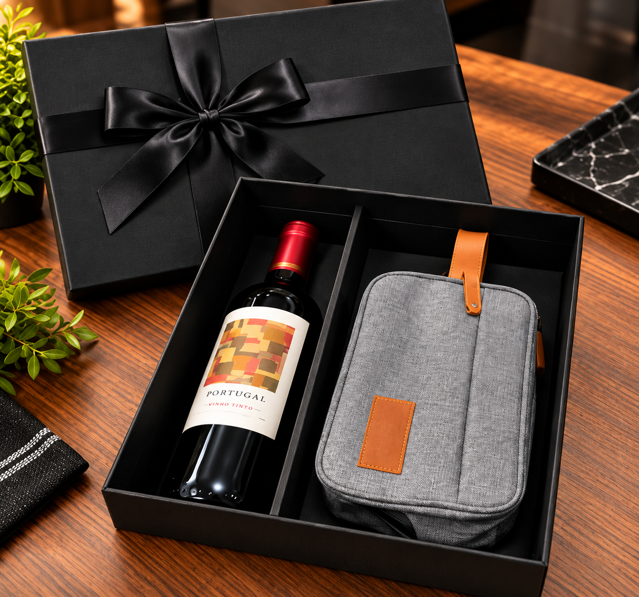 85070-Kit Vinho com Necessaire