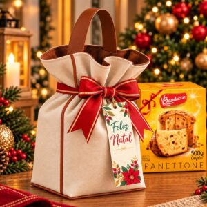 BC8919 - Porta-Panetone Celebração 500g